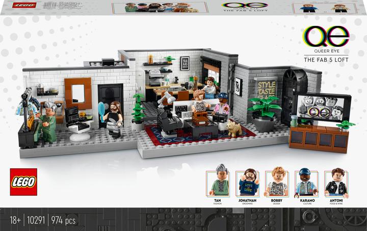 LEGO Queer Eye – Le loft des Fab 5 (10291, LEGO Creator Expert, LEGO difficiles à trouver)