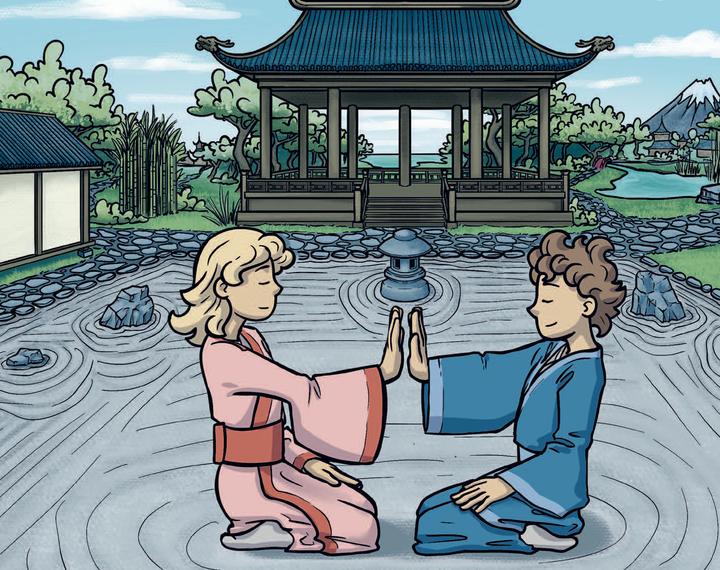 Produktbild Lily & Tom - Der kleine Samurai findet seine Mitte (Deutsch, Christopher End, Anando Würzburger, 2025)