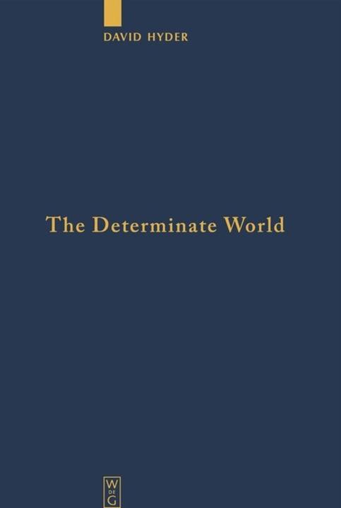 Actual product image The Determinate World (German, David Hyder, 2016)