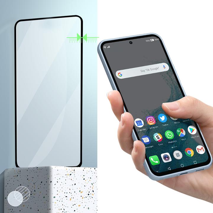 Image du produit Avizar Film de protection d'écran en verre de dureté 9H (1 pièce(s), Samsung Galaxy A54 5G)