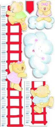 Immagine prodotto Crearreda Foam Growth Chart-Bear Brothers