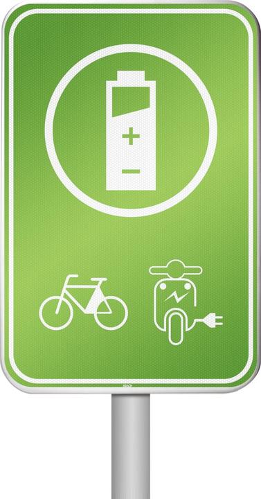 Productafbeelding Brady I/EVP19/RFLB/2.0MPL-400X600-1, Parkeerbord voor elektrische voertuigen - Parkeerplaats voor opladen