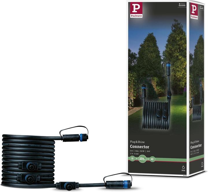 Produktbild Paulmann Outdoor Plug & Shine Kabel 1 in-4 out