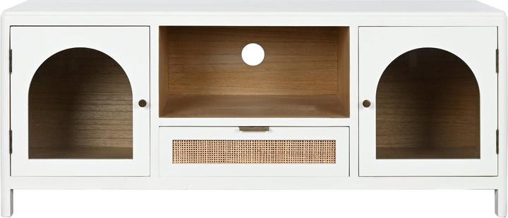 Image du produit Esprit TV furniture Home White Crystal Paolownia wood 120 x 40 x 50 cm (120 x 40 x 50 cm)