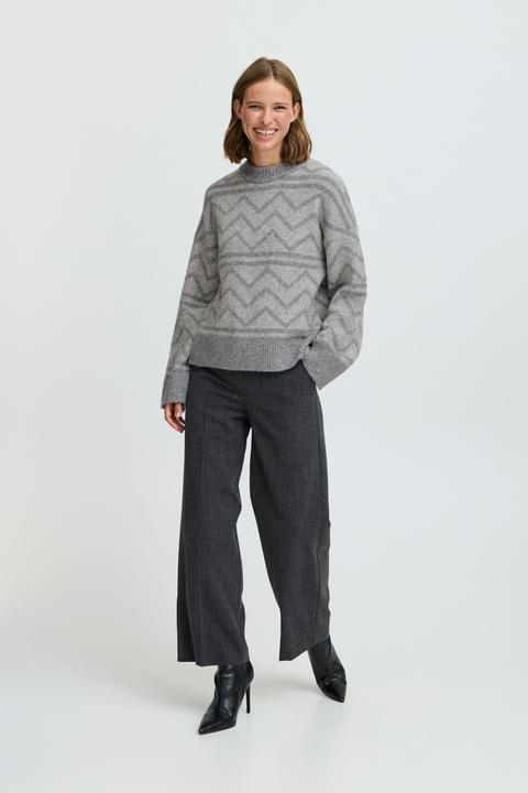 Actual product image B.young BYOMEA GEOMETRIC JUMPER 20815659 (L)