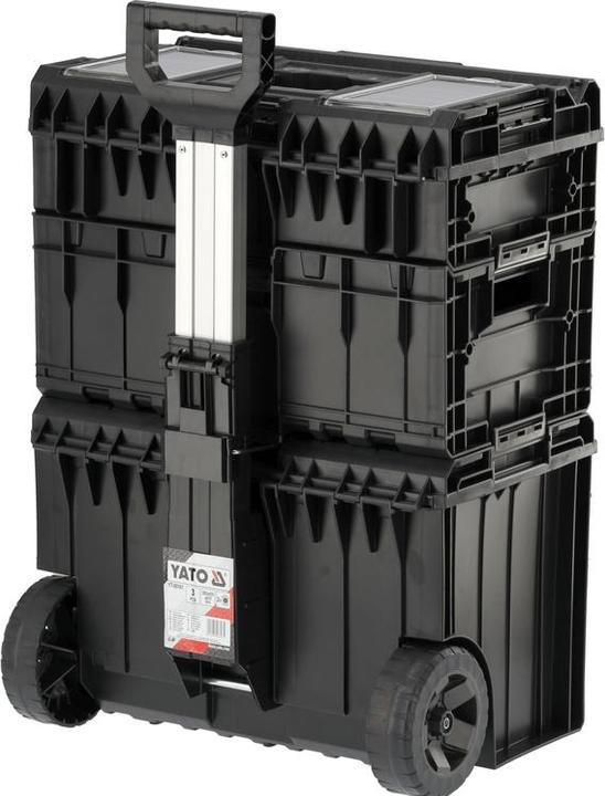 Actual product image Yato Workshop trolley Tool case Tool trolley empty Tool box Trolley (3 pieces)