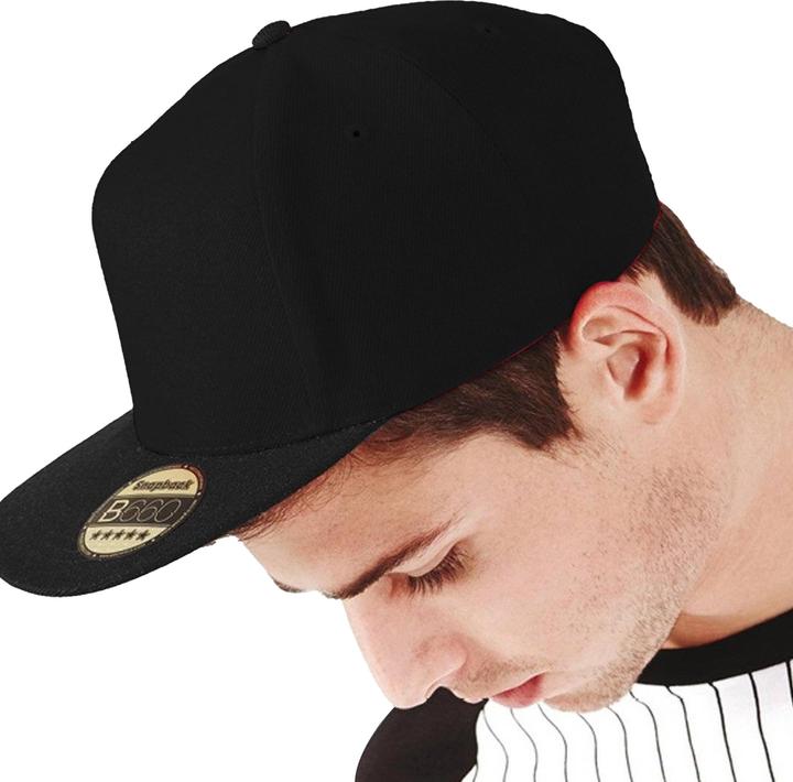 Immagine prodotto Beechfield Cappello da baseball con visiera piatta (confezione da 2) (Taglia unica)