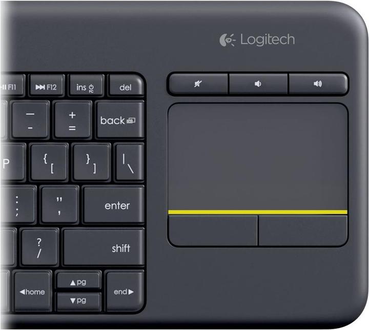 Actual product image Logitech K400 Plus (Eng. Int., Wireless)