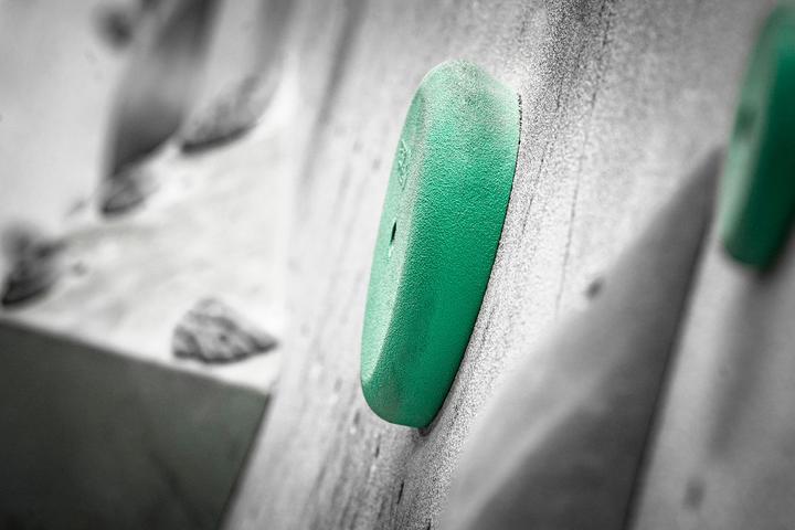 Actual product image Greenholds System Disk System Climbing Handle (1 piece) (Green)