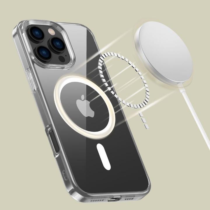 Actual product image Tech-Protect FlexAir Hybrid MagSafe Case for iPhone 16 Pro Max - Clear (Apple iPhone 16 Pro Max)