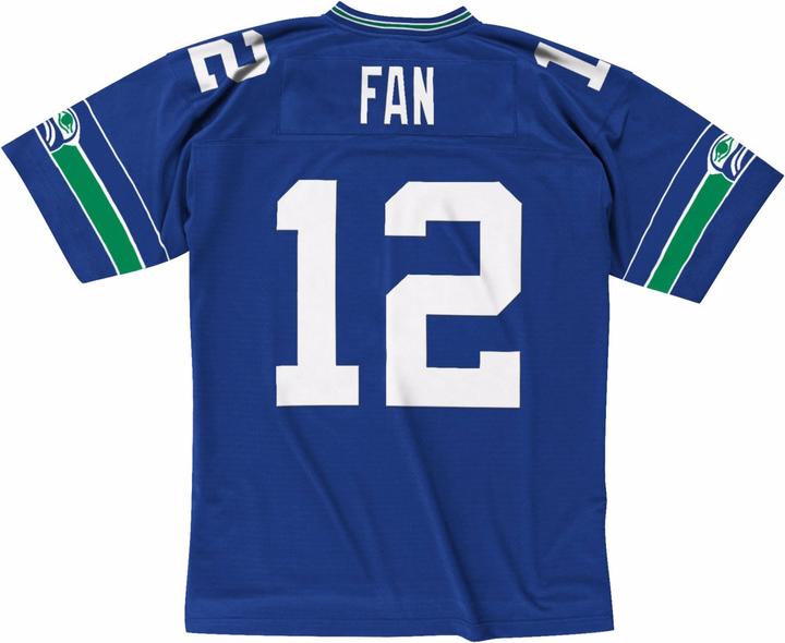 Actual product image Mitchell & Ness NFL Legacy Jersey Seattle Seahawks 12 Retro Throwback (XL)