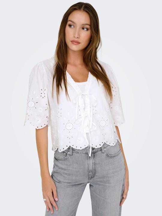 Immagine prodotto Only Onlmiffy S/S Emb Tie Top Os Wvn (M)