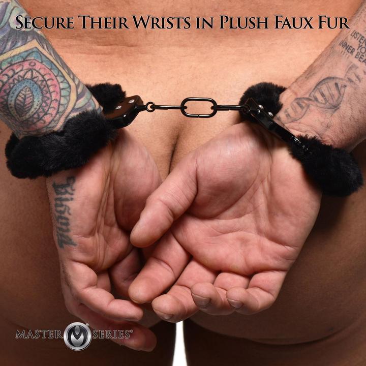 Actual product image Master Series Cuffed in Furry Handcuffs