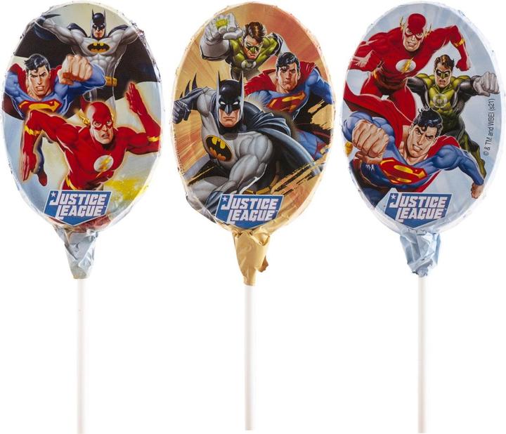 Produktbild Dekora Schokoladen-Lolli - Justice League (1 x)