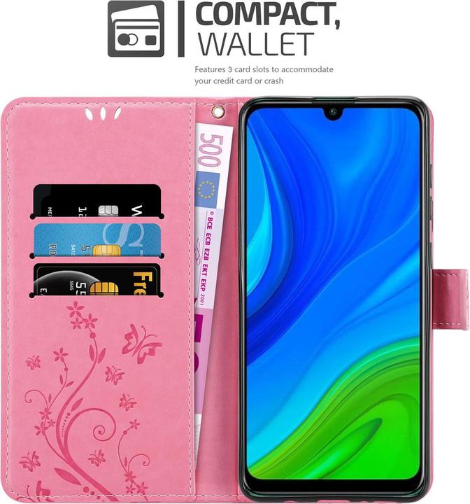 Image du produit Cadorabo Couverture du livre de fleurs (Huawei P Smart (2020))