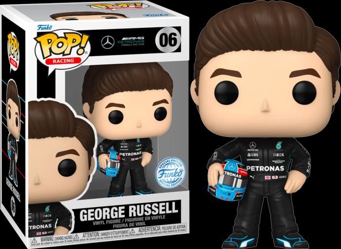 Produktbild Funko POP! Racing Formula 1 Mercedes AMG Petronas George Russell with Helmet