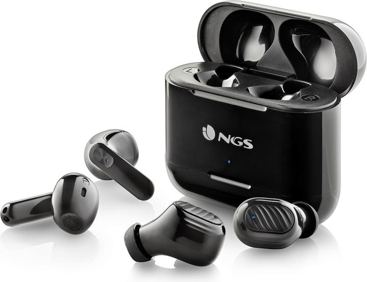 Produktbild NGS Artica duo black (5 h, Kabellos)