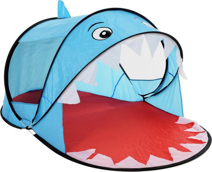 Produktbild Mojawo Kinder Pop-Up Strandmuschel Strandzelt Sichtschutz Zelt Blau UV 50+ (Wurfzelt, 2 Personen)