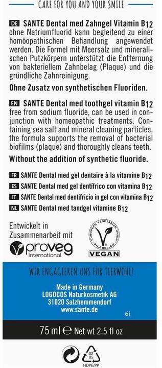 Produktbild Sante Dental Med Zahngel (75 ml)