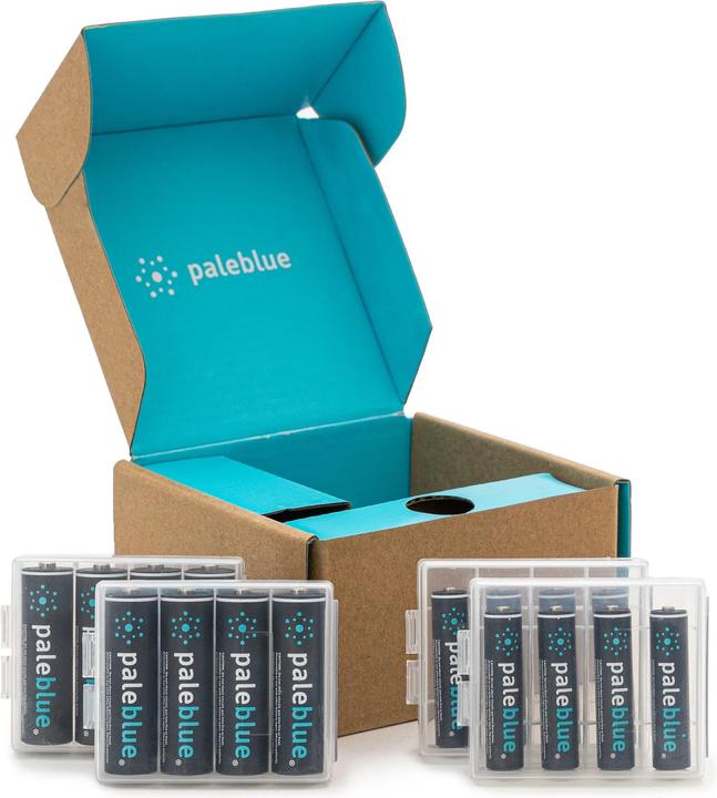 Actual product image Pale Blue Home Conversion Kit (28 pcs., D, AAA, AA, 9V Block, 5000 mAh)