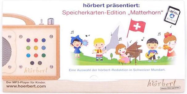 Produktbild Hörbert 4 GB SDHC Schwiizerdütschi Spichercharte Matterhorn (4 GB, SDHC)