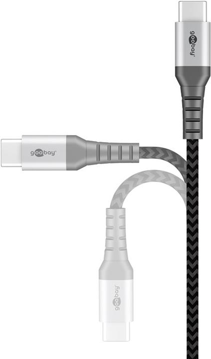 Immagine prodotto Goobay Cavo USB-C di, in tessuto, spina in metallo, extra robusto (0.50 m, USB 2.0)