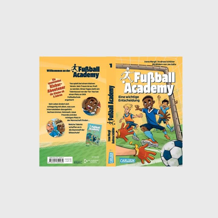 Actual product image Football Academy 1: An important decision (Andreas Schlüter, Irene Margil, German)
