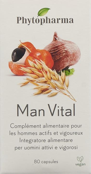 Image du produit Phytopharma Man Vital (80 pièce(s), Capsules, 76 g)