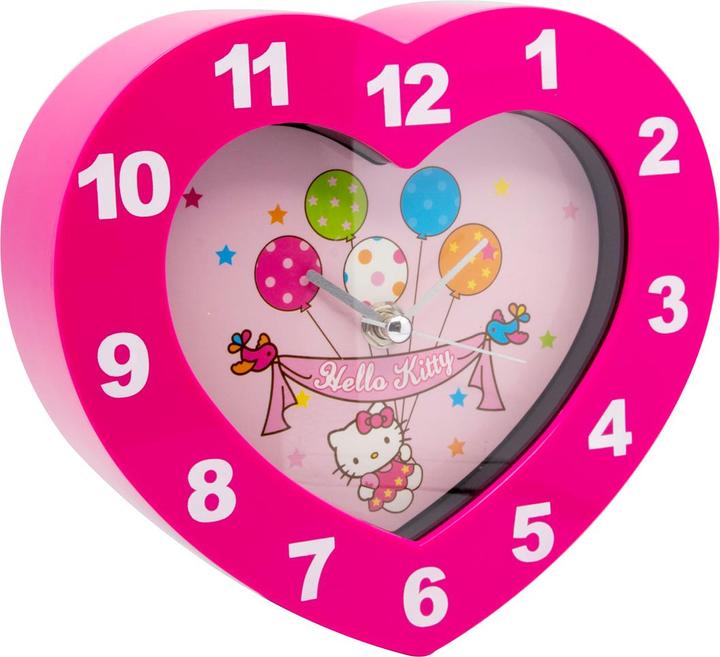Image du produit Hello Kitty horloge murale en forme de coeur (24 cm)