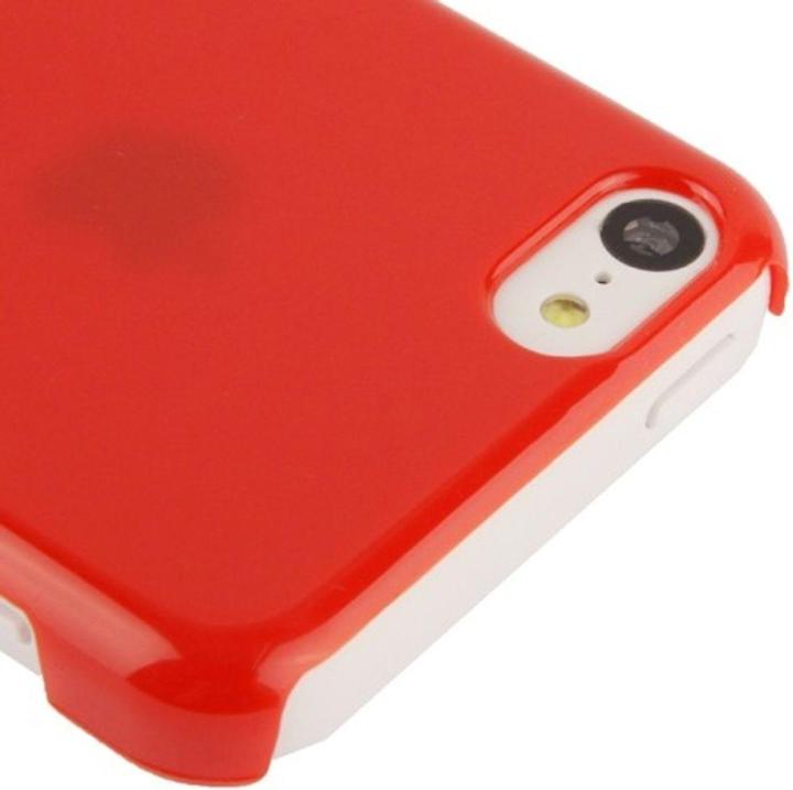 Produktbild König Design Schutzhülle Hard Case für Handy Apple iPhone 5C rot (Apple iPhone 5c)