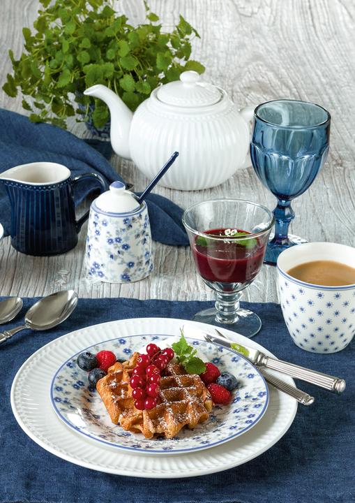 Produktbild Greengate Leinen Tischdecke marineblau 135x250cm (135 x 250 cm)