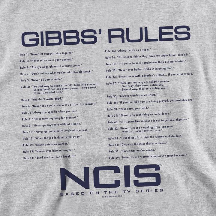 Produktbild Ncis Gibbs Rules Sweatshirt (L)