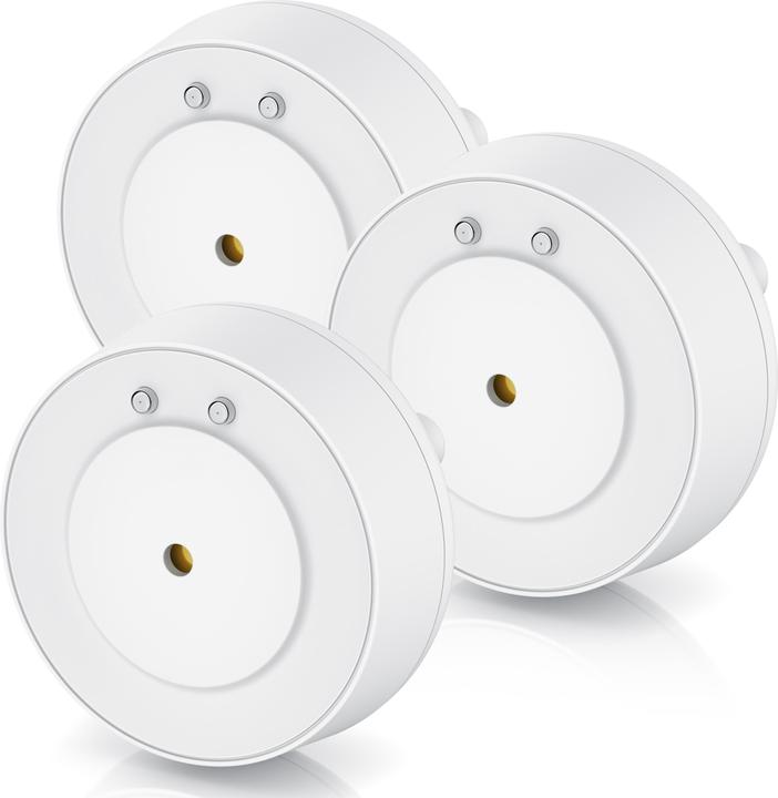 Actual product image Bearware 3x water sensor, IP66 mini water detector, 110dB loud alarm, water detector warns of water damage