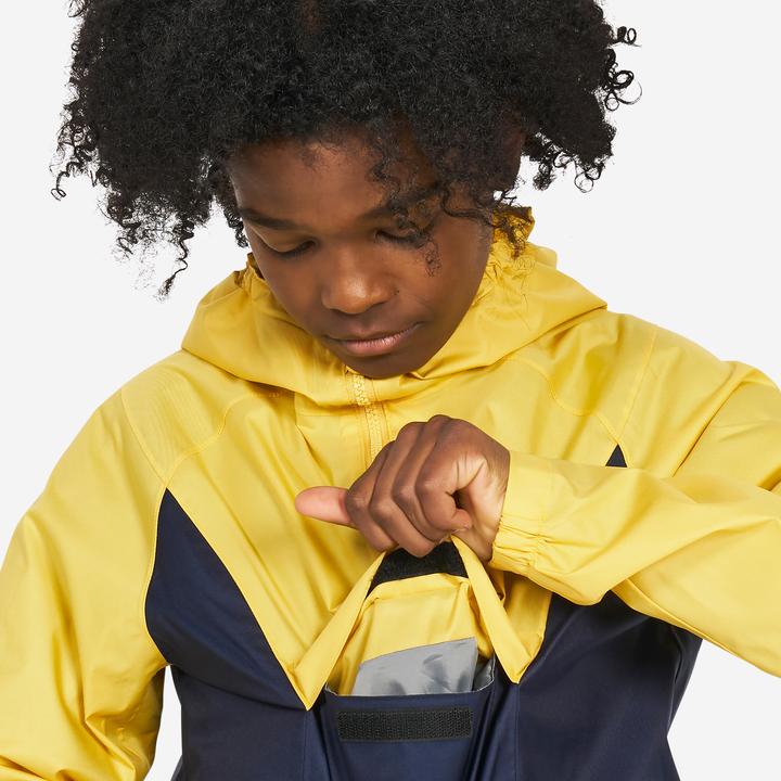 Immagine prodotto Tribord Spray top vela/kayak bambini antivento - Sailing 100 giallo/blu navy