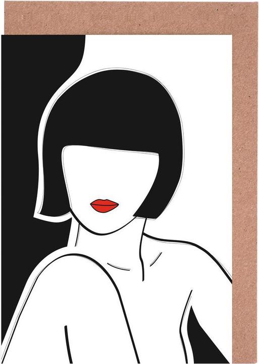 Actual product image Juniqe Secret Lady - Portraits (3 pcs.)