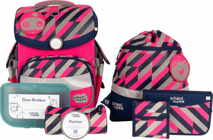 School-Mood Timeless Air+ Schulranzen-Set 7tlg. (27 l)