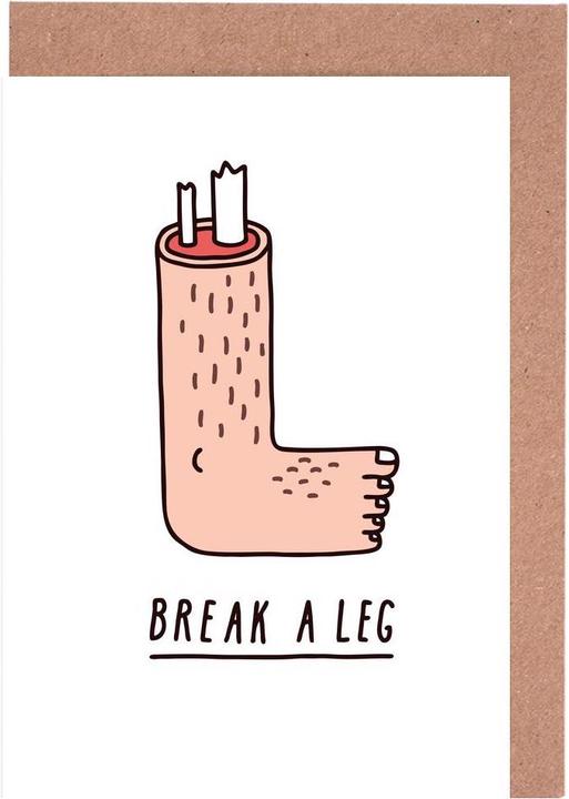 Produktbild Juniqe Break a Leg - Lustig (5 Stk.)