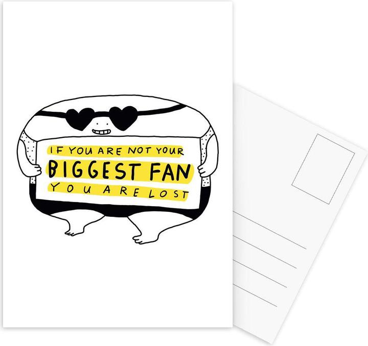 Actual product image Juniqe Big Fan - Funny (15 pcs.)