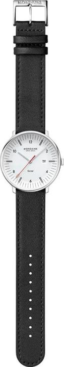Produktbild Mondaine MLE.41910.LBV Herrenuhr Doppio Solar 41mm 5ATM (Swiss Made, Analoguhr)