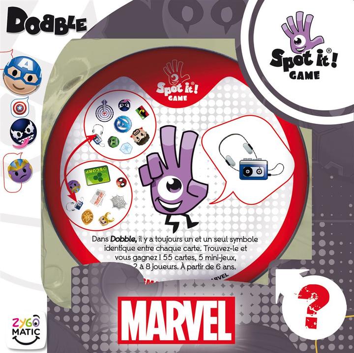 Produktbild Asmodée Jeu - Dobble Marvel Emoji (Französisch)