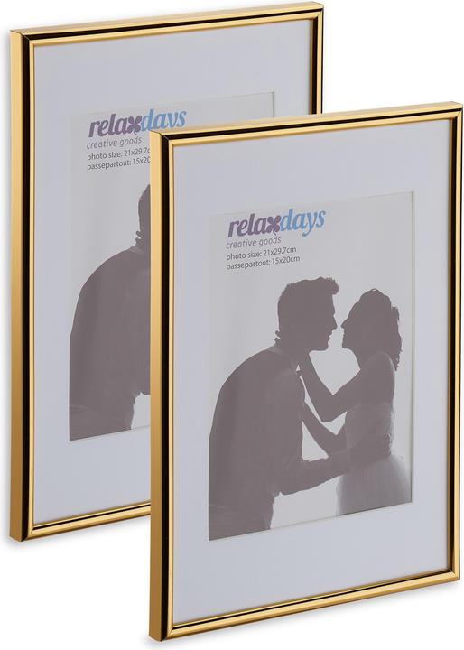 Productafbeelding Relaxdays 2x fotolijst (A4)