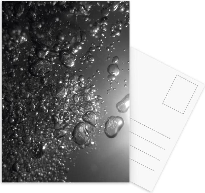 Actual product image Juniqe Breath In Breath Out Black & White Edition - Abstract Landscapes (15 pcs.)