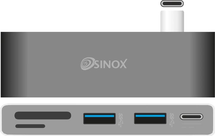Immagine prodotto Sinox Hub USB C iMedia, Alluminio (3 Porti)