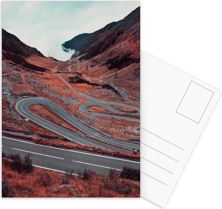 Actual product image Juniqe Romanian Mountain Road - Abstract Landscapes (15 pcs.)