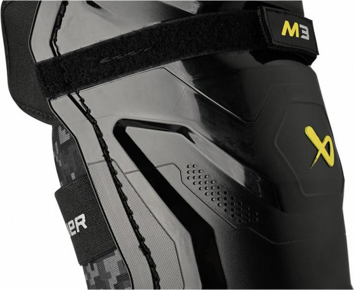 Actual product image Bauer Supreme M3 SR hockey shin guards (16"/41cm)