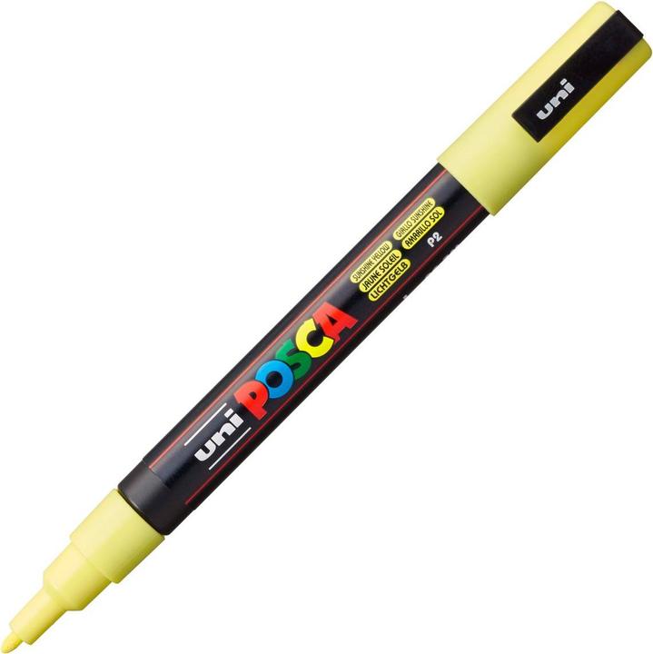 Produktbild Posca Fine Marker PC-3M (Hellgelb, 0.90 mm, 1 x)