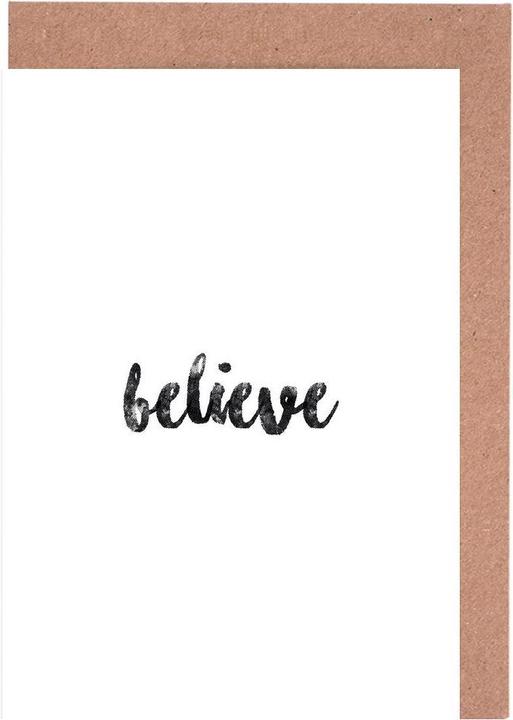Image du produit Juniqe Believe - Noir & blanc (5 pcs)