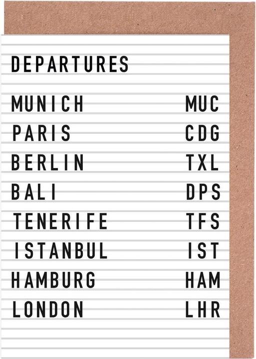 Produktbild Juniqe Departure Munich - Reise (15 Stk.)