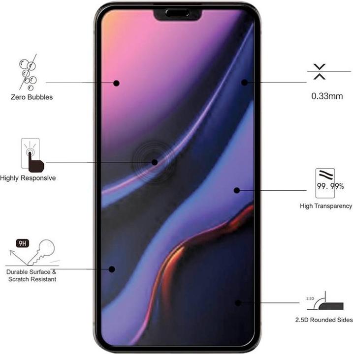 Immagine prodotto Eiger Mountain Glass Clear Edge (1 Pezzo/i, Apple iPhone 11, Apple iPhone XR)