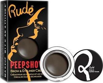 Actual product image Rude Cosmetics Rude Peep Show Brow and Eyeliner Cream